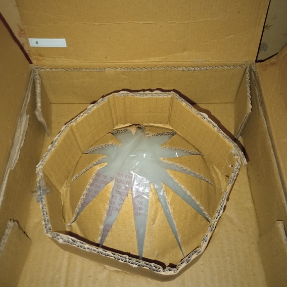 Portfolio Interior Ceiling Fixture #170552 Brushed Nickel Finish Alabaster Shade - Picture 11 of 16